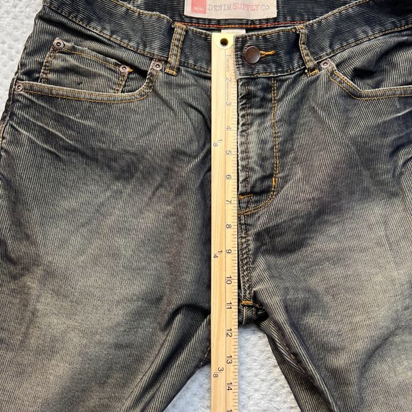 Mossimo Denim Supply Co Mens Jeans 33x31 Distressed Faded Look Great Condition - Picture 6 of 14